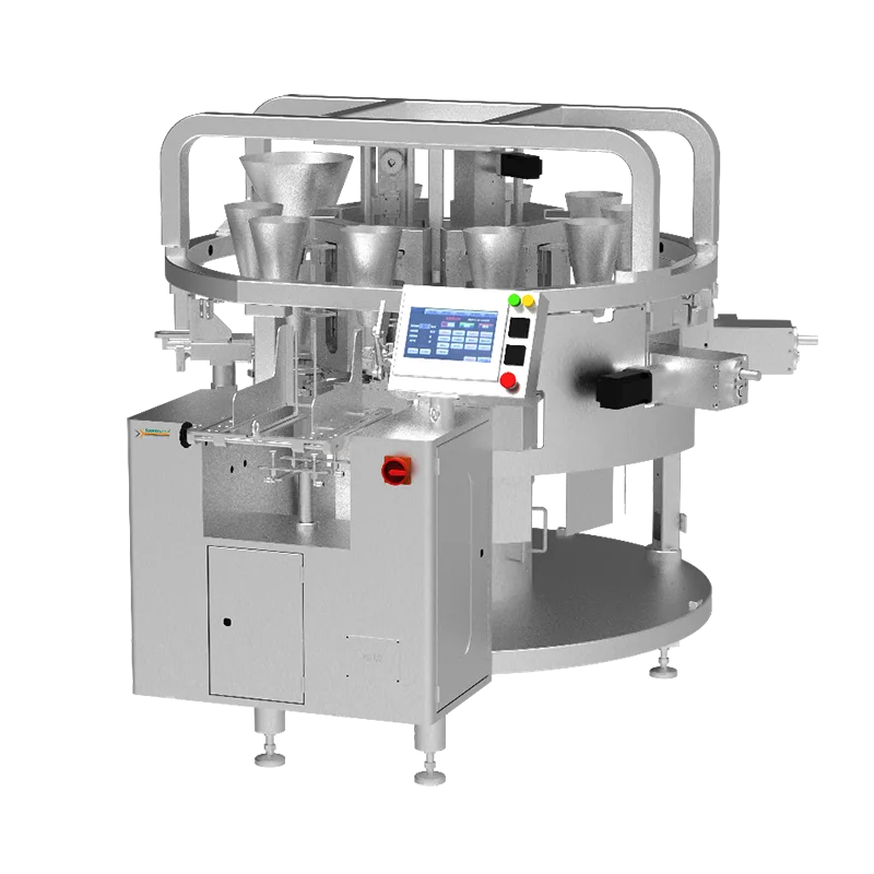 Máy đóng gói túi đứng dạng quay 10 trạm